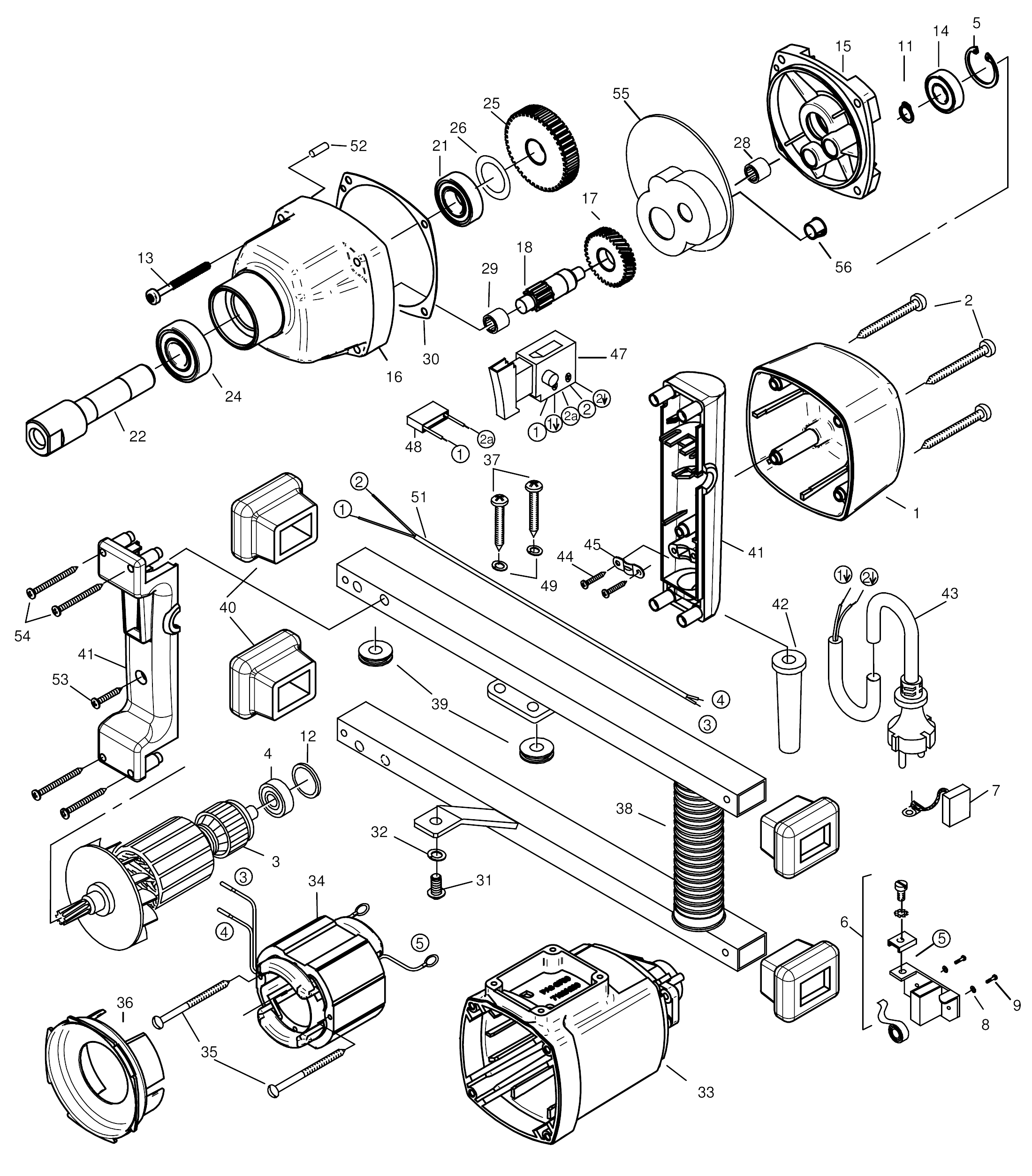 Motor Spare Parts List